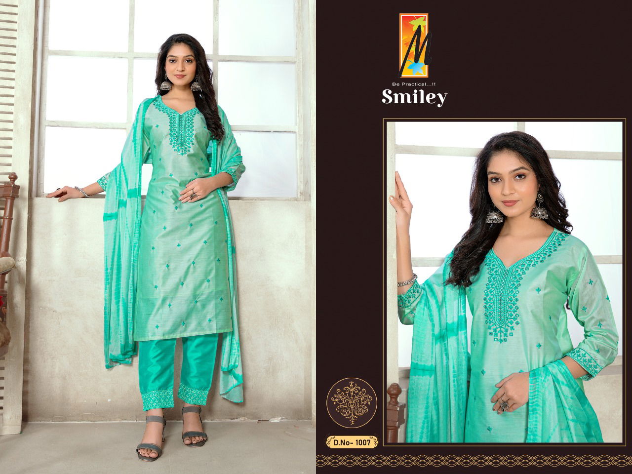 Master Smiley Fancy Designer Wear Wholesale Readymade Salwar Suits Catalog